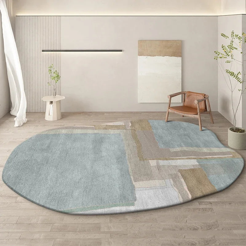 Tapis blanc géométrique - RADIANT